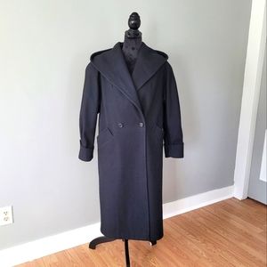 Womens Beau Brem Long Pea Coat